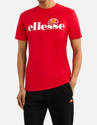 Ellesse Mens Sl Prado T-Shirt - Red - Size: 42