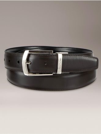 Calvin Klein Mens Reversible Harness Belt - Black - XL