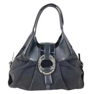 Bulgari Pre-owned Handbags, female, Black, Size: ONE SIZE Pre-owned Chandra Shoulder bag