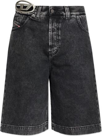 Diesel Shorts De-Sire con effetto schiarito - Grigio