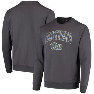 Colosseum Mens Colosseum Charcoal Pitt Panthers Arch & Logo Sweatshirt at Nordstrom, Size Medium
