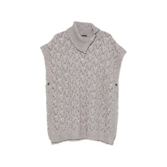 Fabiana Filippi Open-knit Poncho