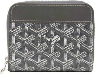 Goyard Gray Pvc Leather Coin Purse/Coin Case (Pre-Owned)