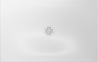 Crosswater Creo douchebak - 140x76x2.5cm - rechthoek - wit