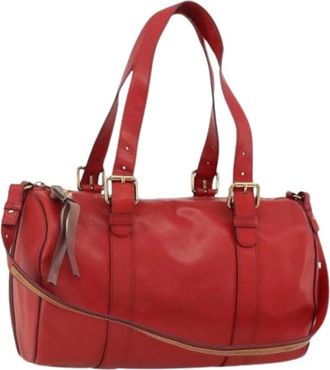 Chlo&eacute; Pre-owned Handbags, female, Red, Size: ONE SIZE Pre-owned Tote Bag