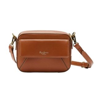 Pepe Jeans London Dames, Tassen, Bruin, Maat: ONE Size