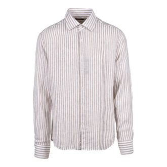 Paul & Shark Soffio Linen Shirt - Heren - Casual Overhemden - Veelkleurig - M - Linnen - Overhemden