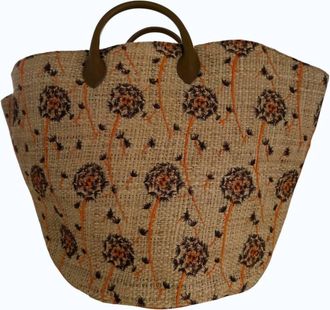 Maria La Rosa Womens Dandelion Bag In Orange Multi