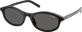 Prada PR D17S Zonnebril - Dames - Accessoires - Zwart - Maat: 52 MM