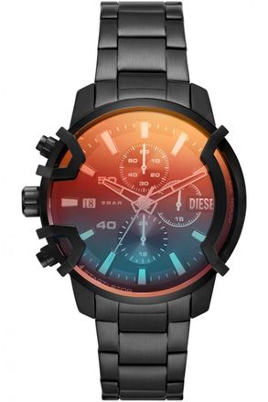 Diesel Griffed Mens Black Watch DZ4605 Stainless Steel - One Size