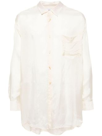 Magliano Satijnen overhemd - Beige