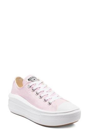 Converse Chuck Taylor All Star Move Low Top Platform Sneaker in Pink Foam/white/white at Nordstrom Rack, Size 10.5