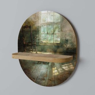 OEM Quietud Solar Estante Ovalado