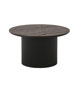 Moloo Mesa de centro &oslash;80 cm marr&oacute;n oscuro