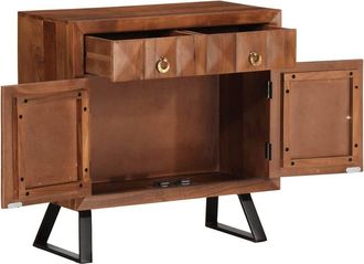 Berkfield Home Drawer Cabinet Honey Brown 70x35x70 cm Solid Wood Acacia | Size: 70 x 35 x 70 cm