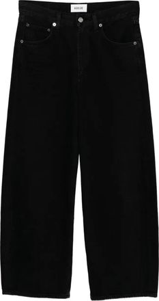 A Gold E Jeans con orlo curvo - Nero