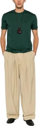 Ami T-shirt De Coeur - - Tops - Uomo - Verde - 2XS