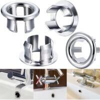 OEM (4 Piezas) Anillo De Rebosadero Para Fregaderos, Tapa Redonda De Rebosadero Para Fregaderos, Borde De Lavabo, Tapa De Tap&oacute;n De Rebosadero, Piezas De R