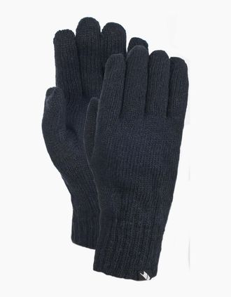 Trespass Mens Trespass Mens Bargo Knitted Gloves - Black - Size: L/XL