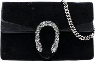 Gucci Pre-owned Cross Body Bags, female, Black, Size: ONE SIZE Pre-owned Dionysus Crossbody Bag