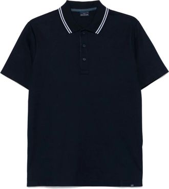 Paul & Shark Marineblauwe Button-Up Trui - Heren - Polos - Blauw - 2XL - Katoen - Tops