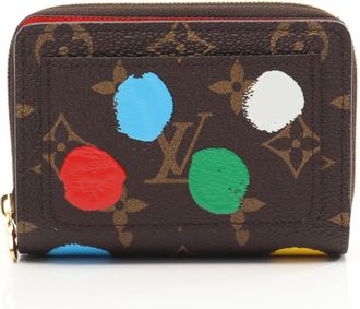 Louis Vuitton Brown Multi-Color Coated Canvas Wallet (Bi-Fold) (Pre-Owned)