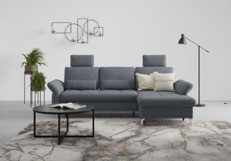 Inosign Ecksofa »Palm Beach L-Form« Federkern, mit Sitztiefenverstellung, wahlweise mit Bettfunktion