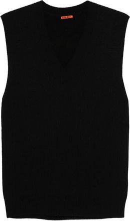 Barena Gilet con scollo a V - Nero