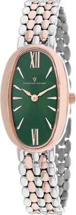 Christian Van Sant Lucia Green Dial Ladies Watch CV1817