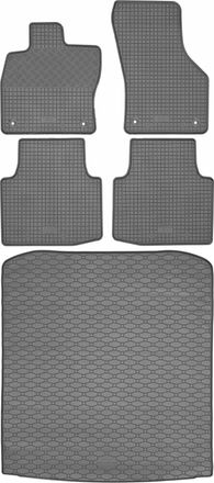 OEM Juego De Alfombrillas De Goma Para Skoda Superb Iii Liftback (2015-2020) + Alfombrilla Para El Maletero