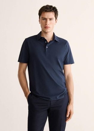 Mango Polo slim-fit 100% cotone navy - Uomo - XXL - MANGO MAN