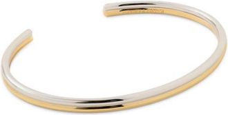 Jennifer Fisher 2-Tone Thread Cuff Bracelet in Two Tone at Nordstrom