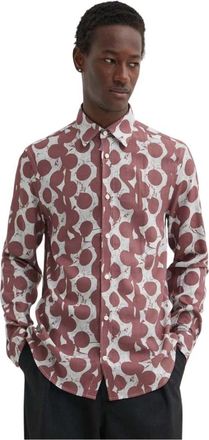 Tiger Of Sweden Lowan Shirt - Heren - Casual Overhemden - Veelkleurig - 3XL - Linnen - Overhemden