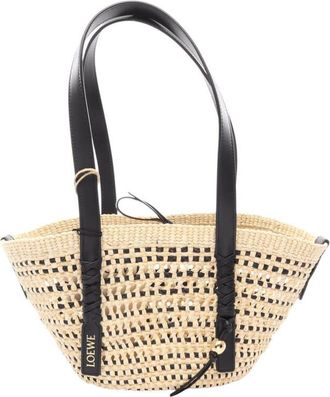 Loewe Pre-owned Loewe Paulas Ibiza Small Raffia Braided Basket Bag Ladies AMBK0QR137WG9UX7