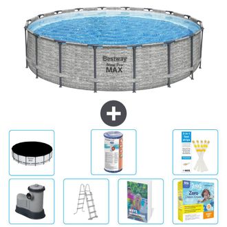 Bestway Piscina Bestway Steel Pro Max Redonda - 549x122 Cm - 8-piezas S572
