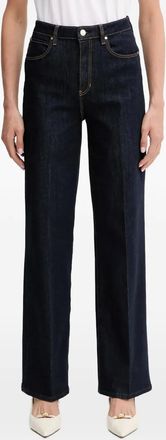 Guess Co logo-patch jeans - women - Elastane/Modal/Polyester/Cotton - 30/32 - Blue