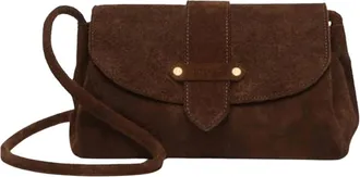 Etrier Agn&egrave;s Crossbody Tas - Dames - Tassen - Bruin - Maat: ONE Size Katoen