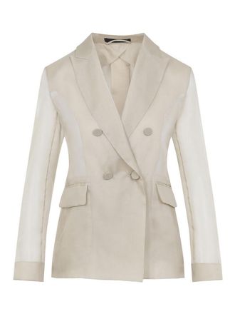 Max Mara Slogan Organza Jacket