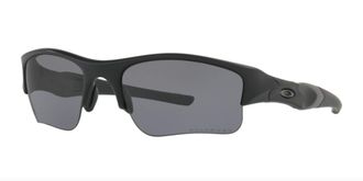 Oakley Mens Flak Jacket Xlj Sunglasses, Matte Black/Grey