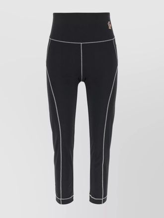 Moncler logo patch leggings
