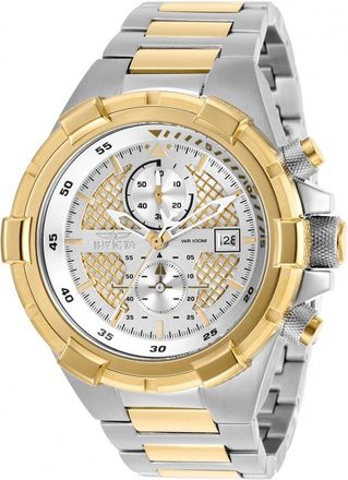 Invicta Aviator Chronograph Quartz Silver Dial Mens Watch 28120