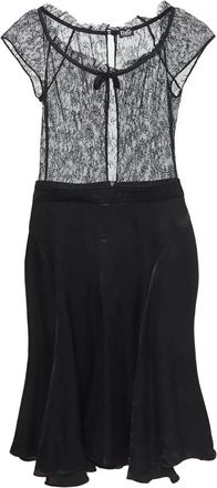 Dolce & Gabbana Kanten jurk - Zwart