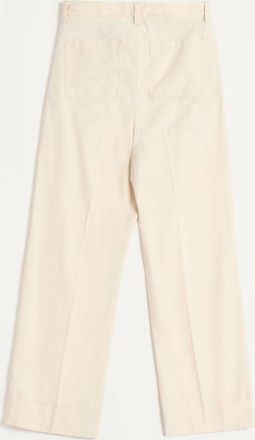 Valentino Pantalone In Denim Con Risvolto Uomo ECRU 44