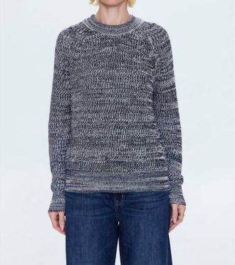 Pistola Denim Edie Sweater In Navy Marl