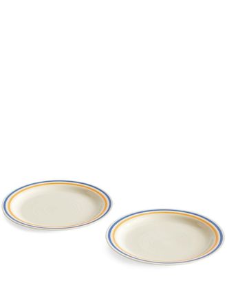 HAY set of two Sobremesa plates - unisex - Stoneware - One Size - Neutrals