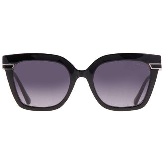 Guess Smoke Gradient Butterfly Ladies Sunglasses GF00015 01B 51