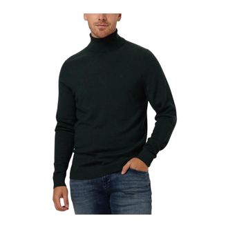 Calvin Klein Turtlenecks, male, Green, Size: XL Merino Turtle Neck Sweater