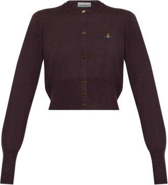 Vivienne Westwood Bea C&aacute;rdigan Corto - Knitwear - Mujer - P&uacute;rpura - XS