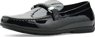 Stacy Adams Sheridan Moc Toe Slip-On Loafer Mens Shoes Black Patent : 10.5 M, Leather/Linen/Satin