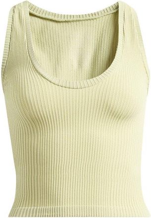 Free People Clean Slate Crop Tank in Fresh Green at Nordstrom, Size X-Small